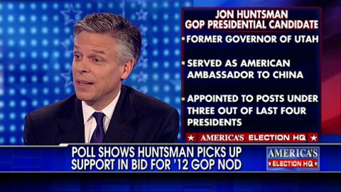 Jon Huntsman Reacts to “Endorsement” From Bill Clinton, Climbing New Hampshire Poll Numbers