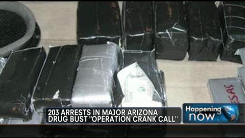 203 Arrests in Major Drug Bust in Tempe, AZ