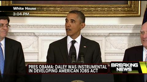 VIDEO: President Obama Makes Announcement on William Daley’s Resignation as White House Chief of Staff