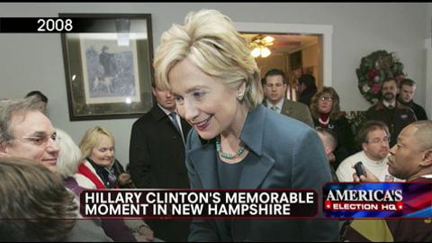 Classic New Hampshire Primary Moment:  Hillary Clinton Tears Up Saying She Doesn’t U.S. to Fall Behind