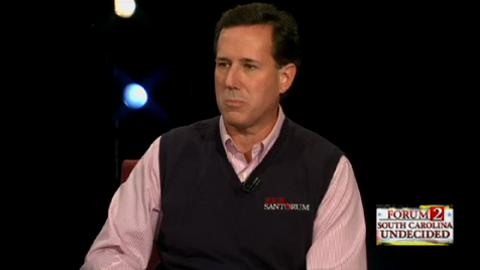 Rick Santorum: We Need to Make Manufacturing Competitive Again Because It Will Create Jobs