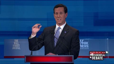 Santorum Addresses the 25 Percent Poverty Rate Among Black Americans