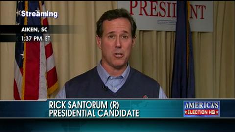 Rick Santorum Responds to Ron Paul's Attack Ad Accusations