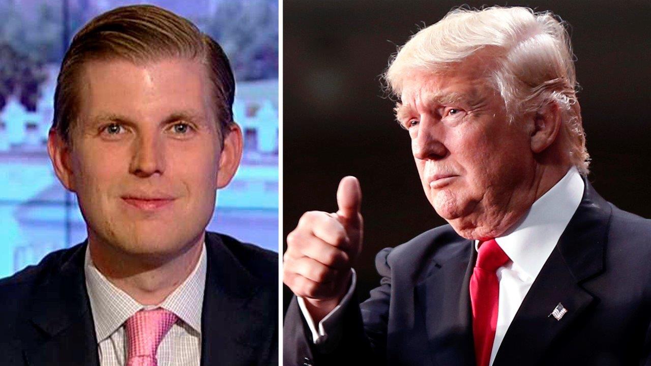 FOX NEWS: Eric Trump praises dad for admitting he regrets past remarks