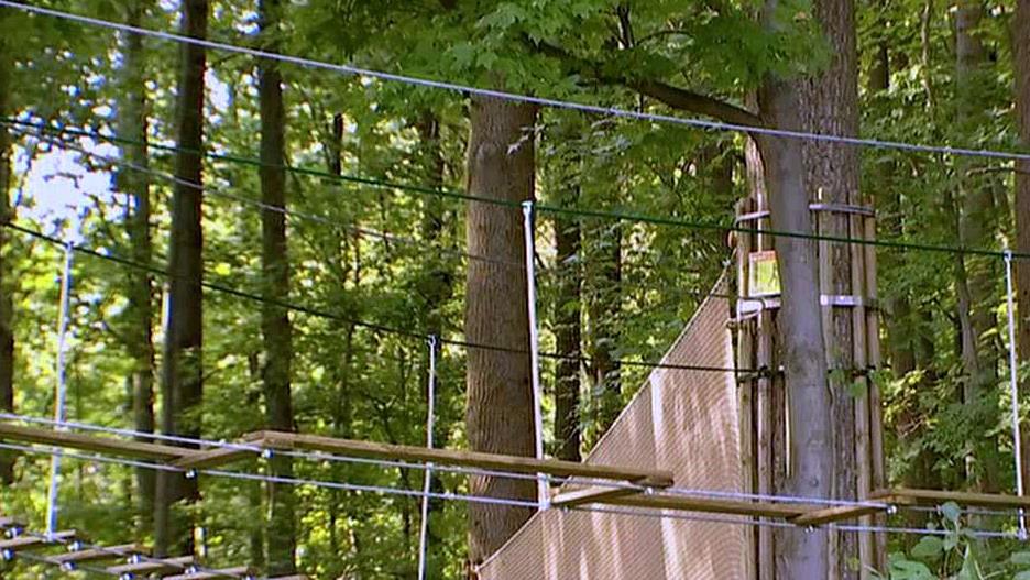 Woman dies after falling 40 feet from a zip line
