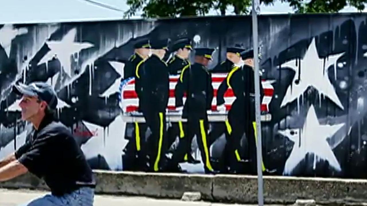 Mural honoring officers in Dallas police massacre removed due to code ...