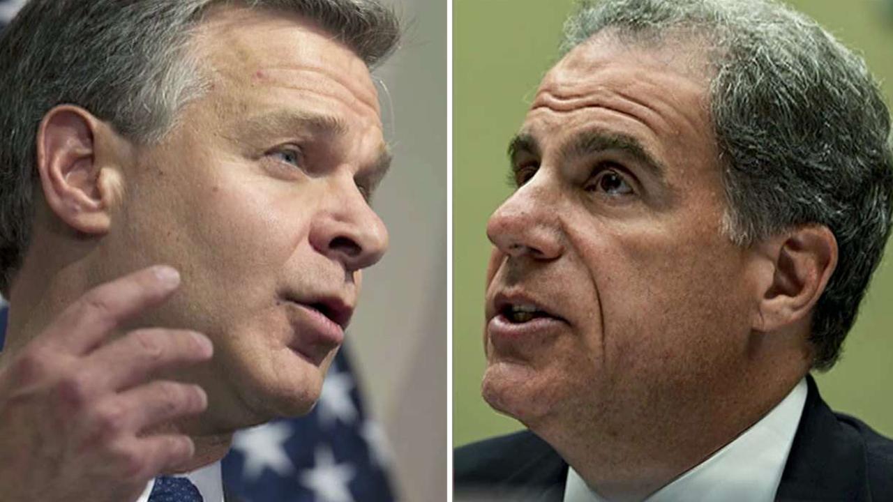 Horowitz, FBI boss Christopher Wray face Senate grilling on bombshell report