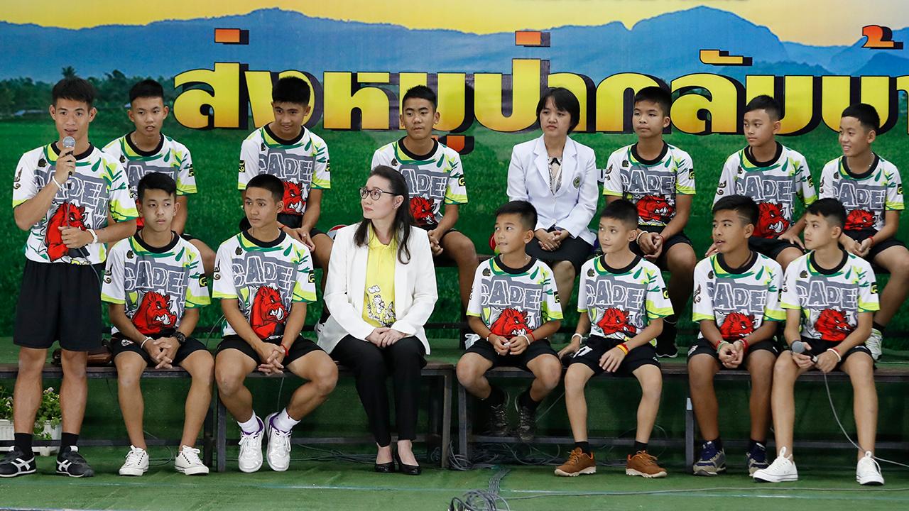 Thai soccer team speaks for first time since rescue