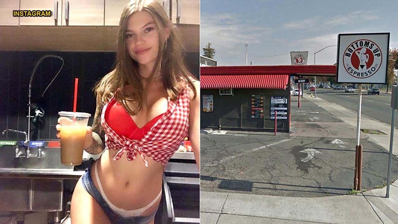 Bikini barista tits
