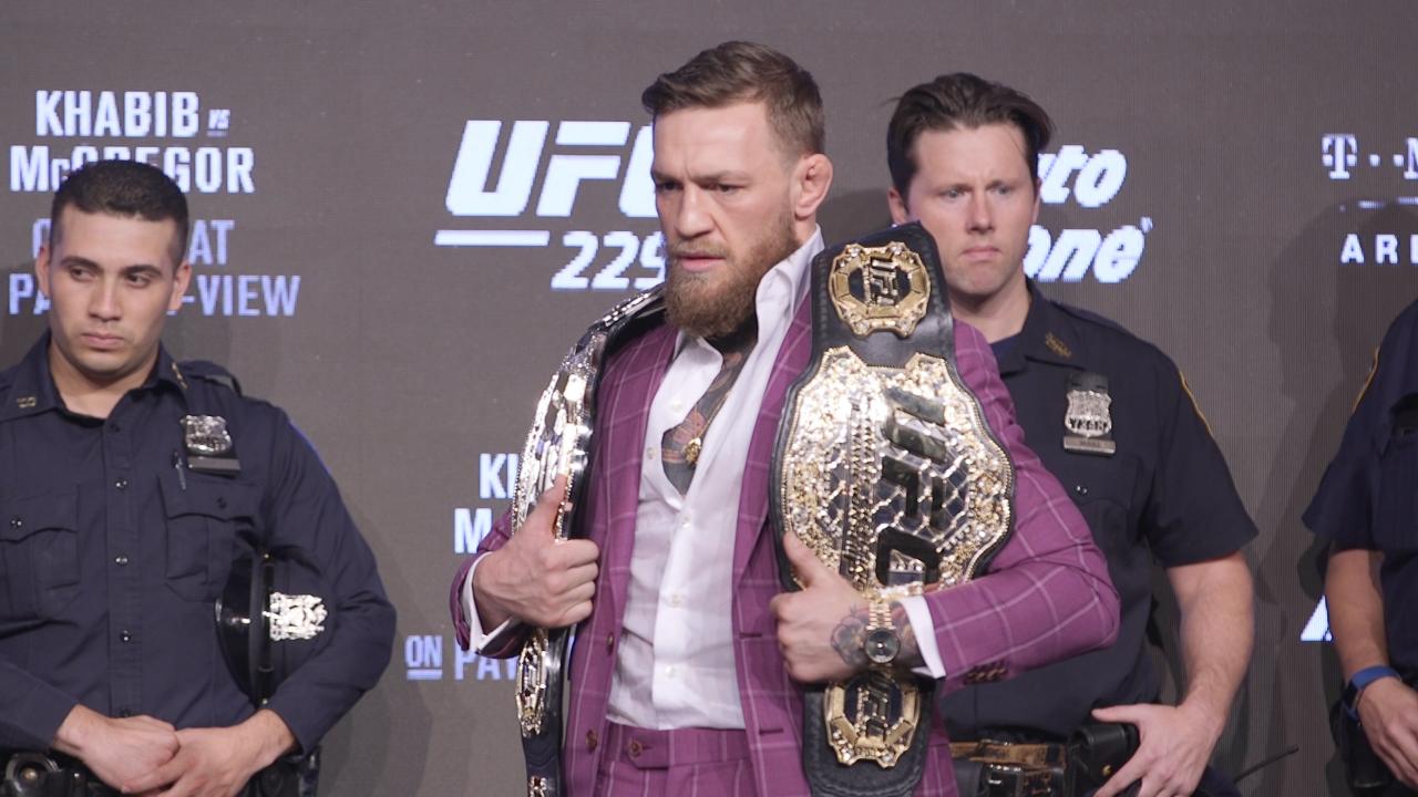 Conor McGregor unloads vulgar tirade during UFC press event