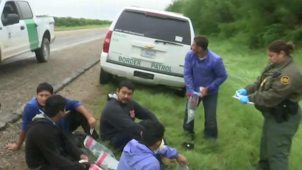Fox News is there as illegal crossers are detained at border
