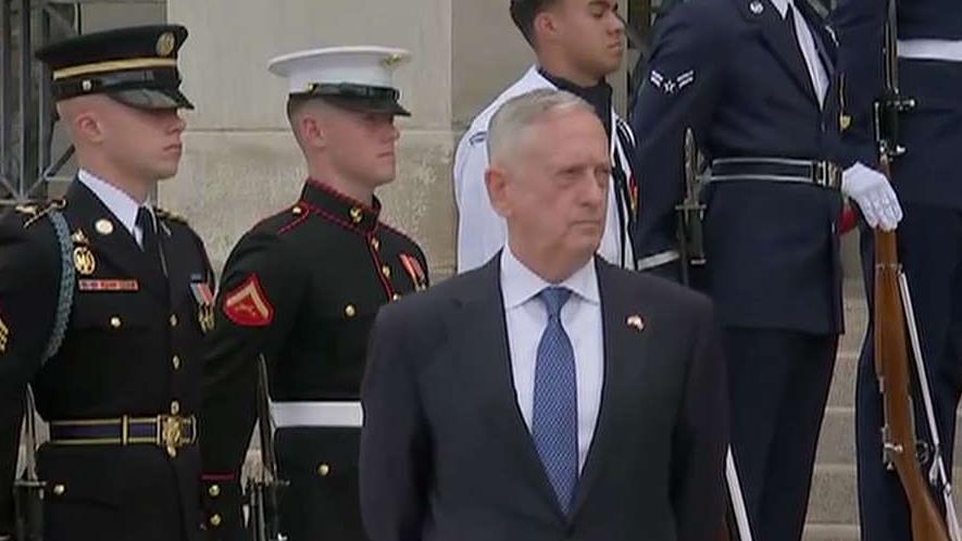 Defense Secretary Mattis turns in his resignation