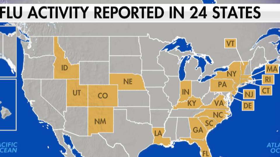 The flu grips the US as the child death toll from flu season climbs to 13 over the weekend, what symptoms to watch for