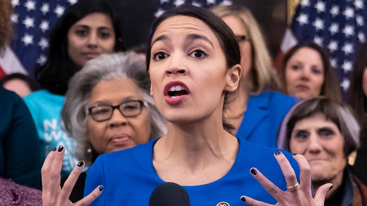 Ocasio-Cortez says Trump 'scared' after he vows America will 'never be a socialist country'