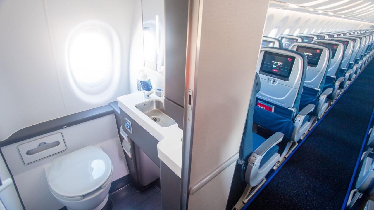 Researchers claim to have designed quieter airplane toilet, claim 'kids