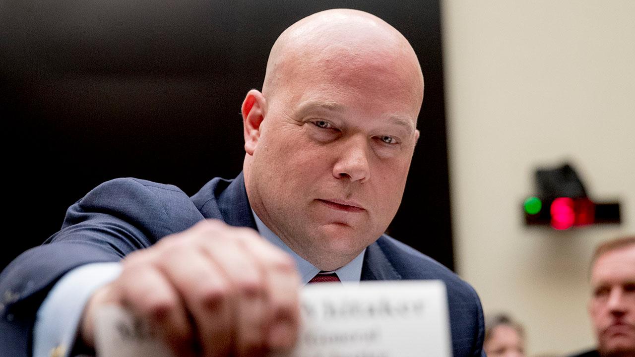 Whitaker testifies that he has not talked to President Trump about Mueller