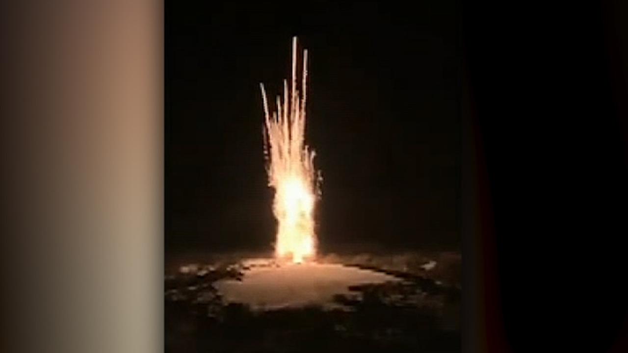 World record aerial firework launch attempt ends in failure