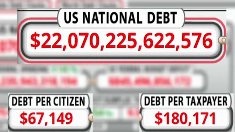 US national debt hits a record $22 trillion