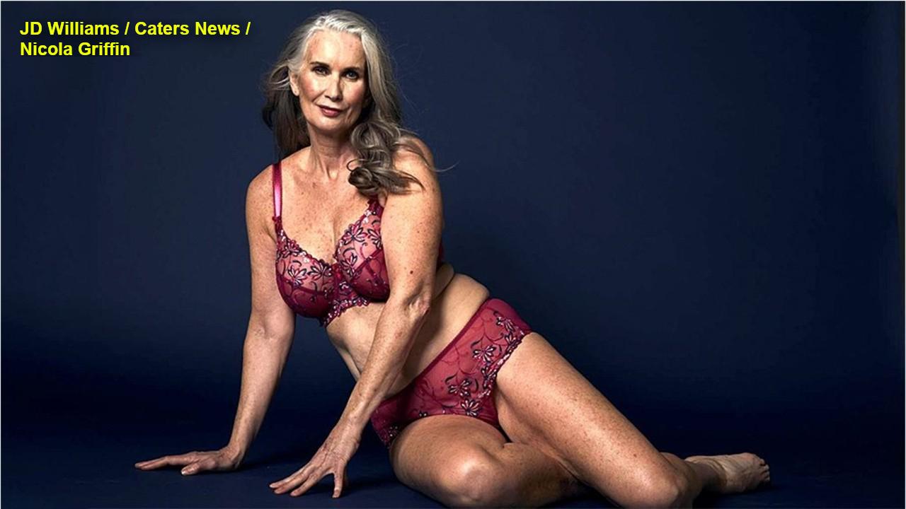 59 year old Mom Becomes Lingerie Model After Daughters Urge Her To go 