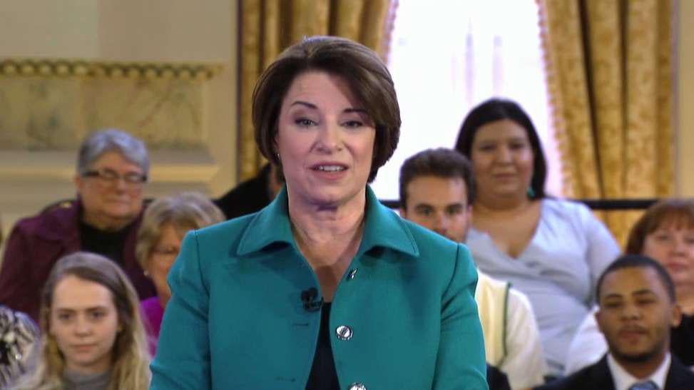 Amy Klobuchar: It's important to stay on track with what's important to the voters