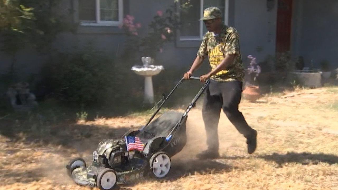 Alabama man says thank you to veterans by mowing their lawns for free