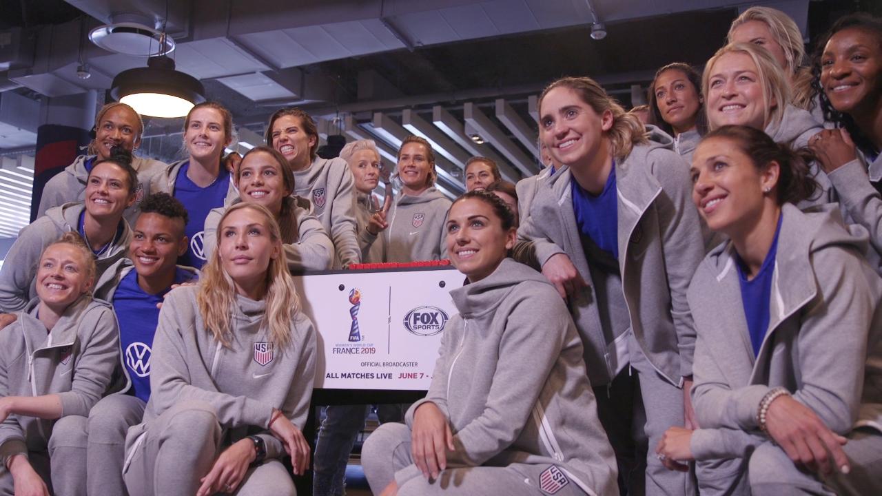 USWNT given one-of-a-kind foosball table with replica of each player