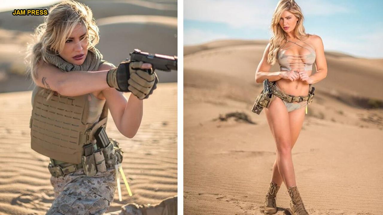 ‘worlds Hottest Marine Shannon Ihrke Strips Down In New Desert Photo