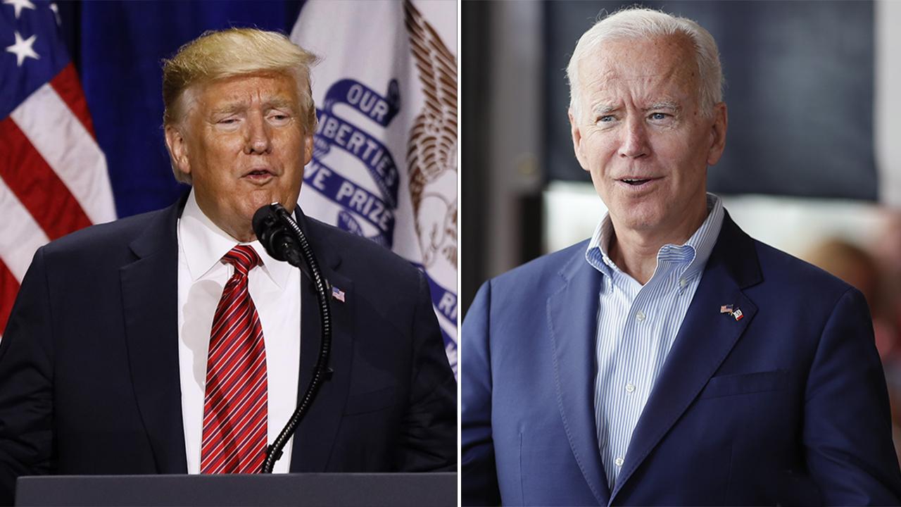 Trump, Biden dismiss early polling in 2020 race after holding dueling events in Iowa