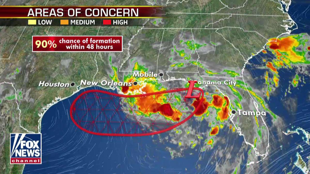 National forecast for Wednesday, July 10