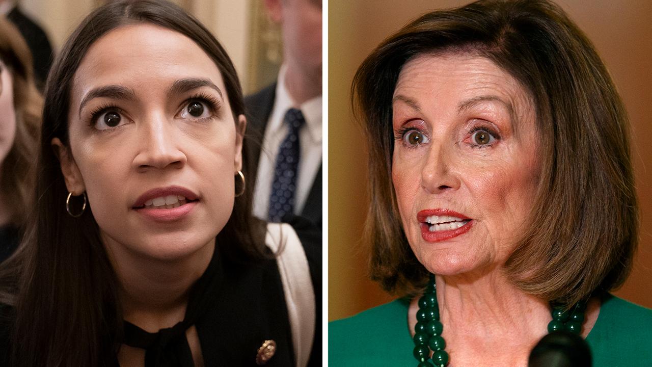 Pelosi Ocasio Cortez Meet In Bid To Ease Party Infighting And Clear