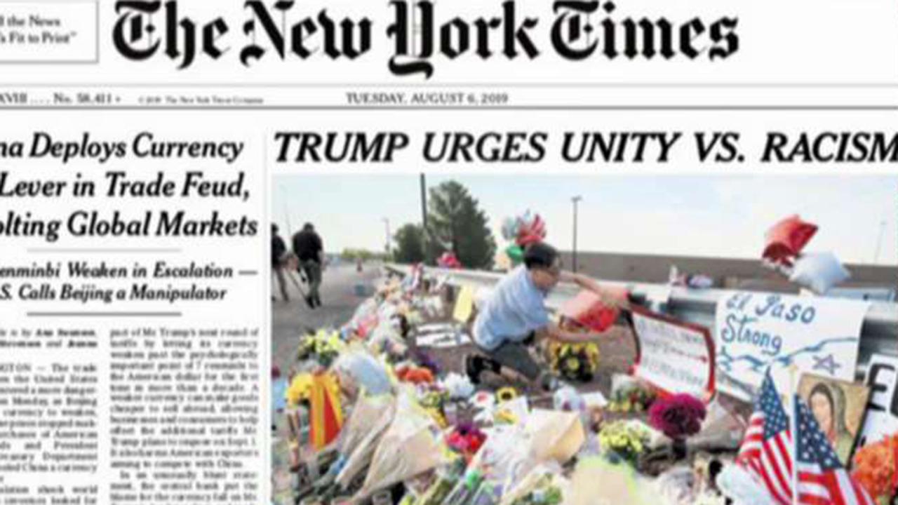 new-york-times-changes-trump-urges-unity-vs-racism-headline-after-backlash-fox-news