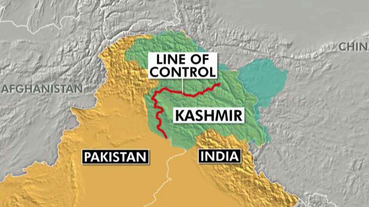 Pakistan ve Hindistan arasında yıllardır sorun teşkil eden Kaşmir bölgesi. Afganistan'a yakınlığı ile dikkat çeken bölge ağırlıklı olarak Müslümanlardan oluşuyor. Fox, 2019.