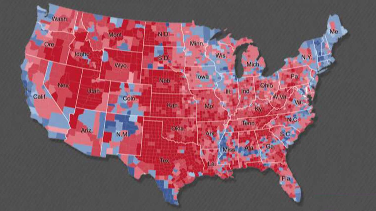 Fox News Election Results Map Large World Map