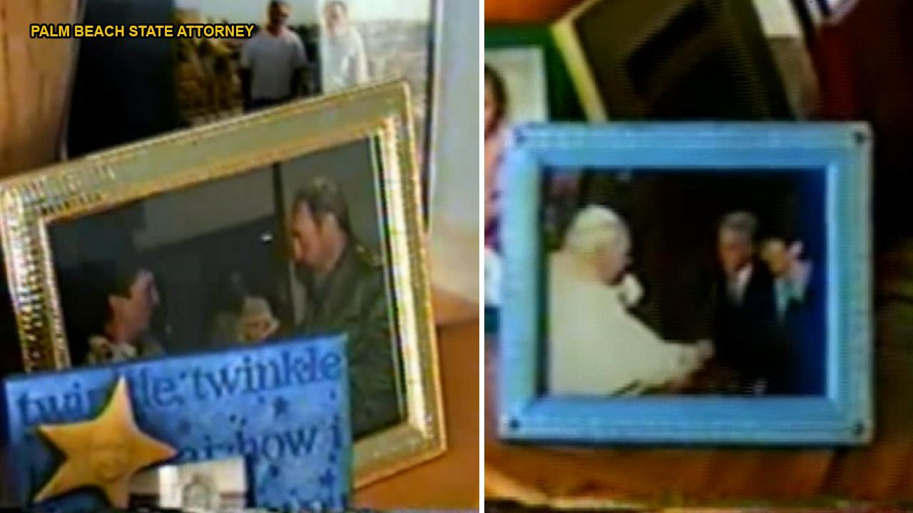 WATCH: World leaders, including Fidel Castro and Pope John Paul II, apparently seen in photos inside Jeffrey Epstein mansion