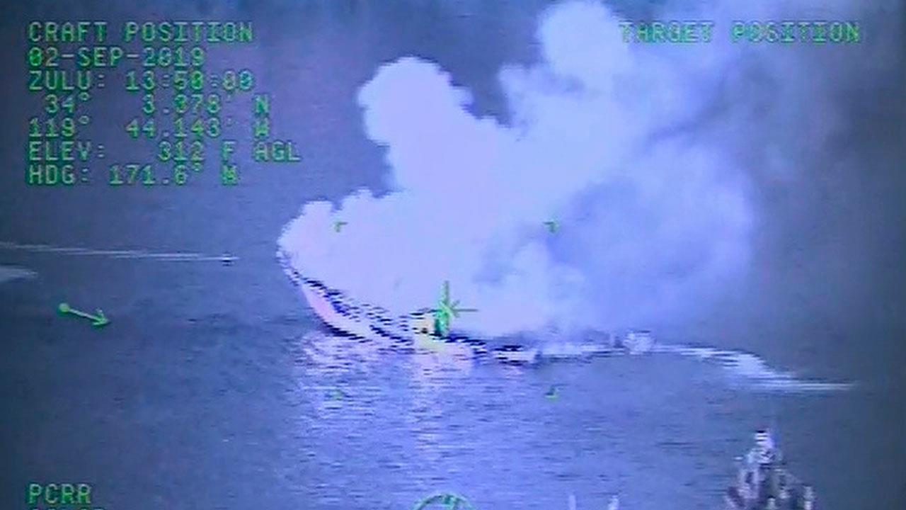 scuba travel boat fire