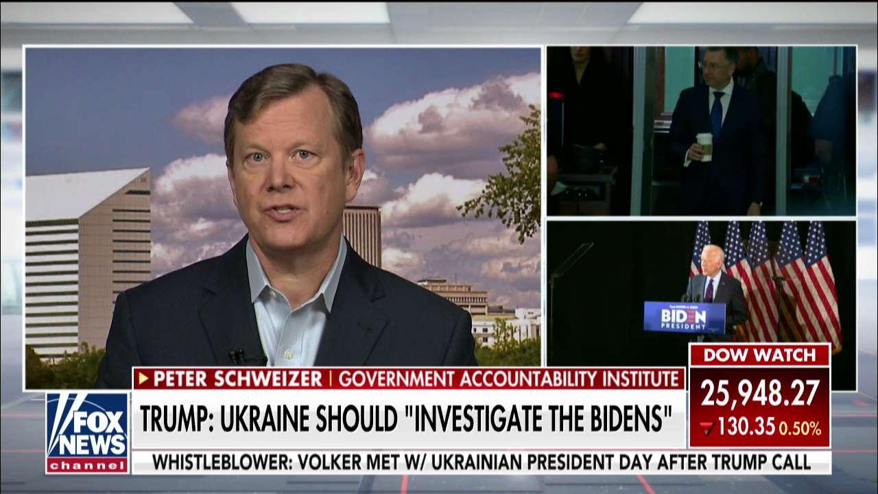 Peter Schweizer: The bottom line is Joe Biden and his son's Ukraine dealings must be investigated