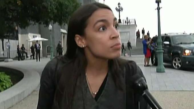 Ocasio-cortez crying at border images