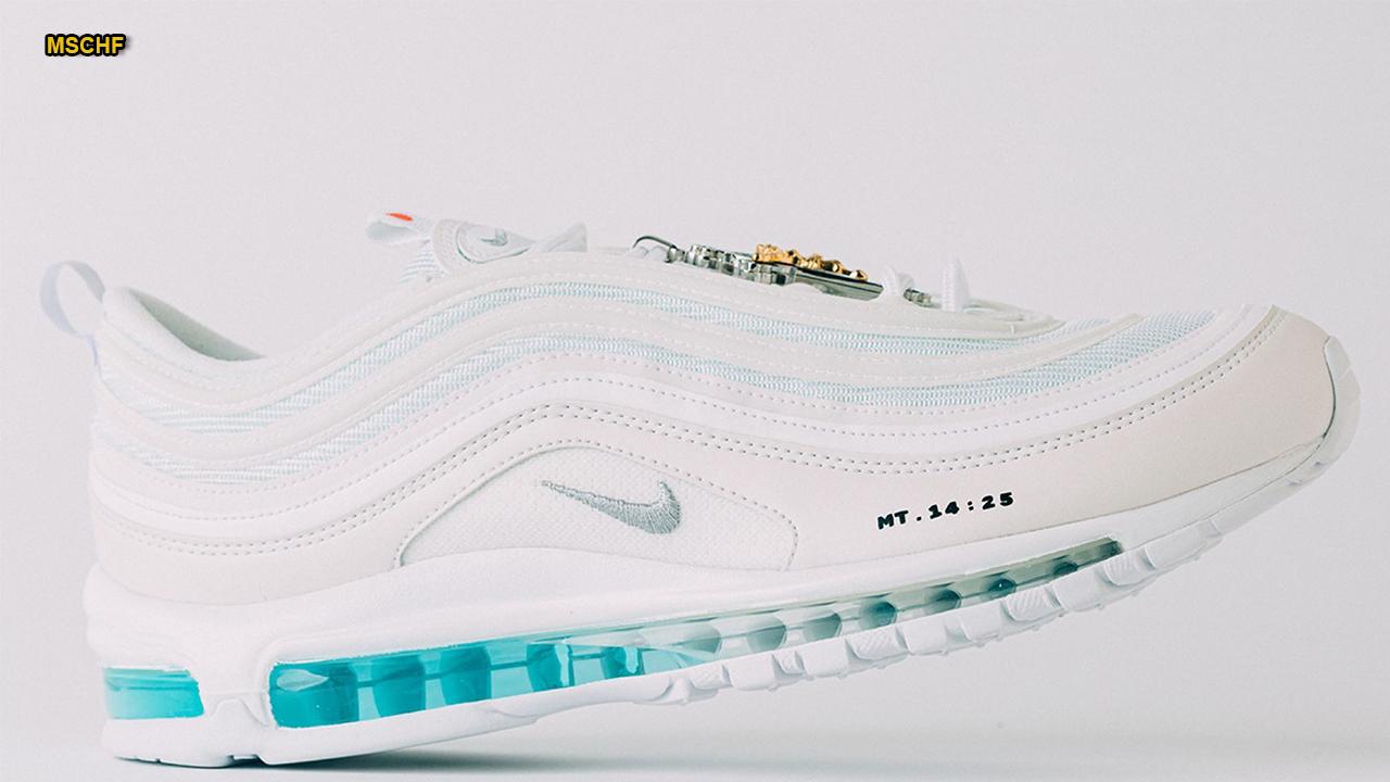 air max holy water shoes