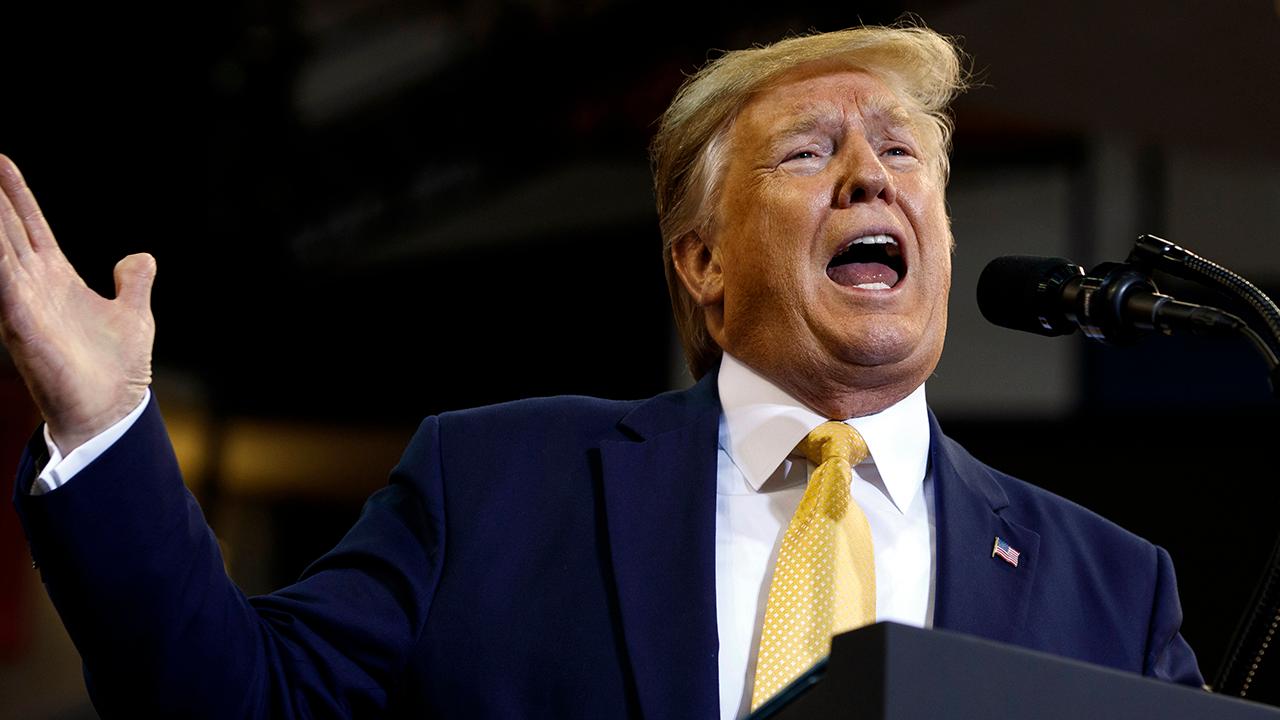 WARNING GRAPHIC LANGUAGE: Trump calls Democrats' impeachment inquiry 'bull s---'