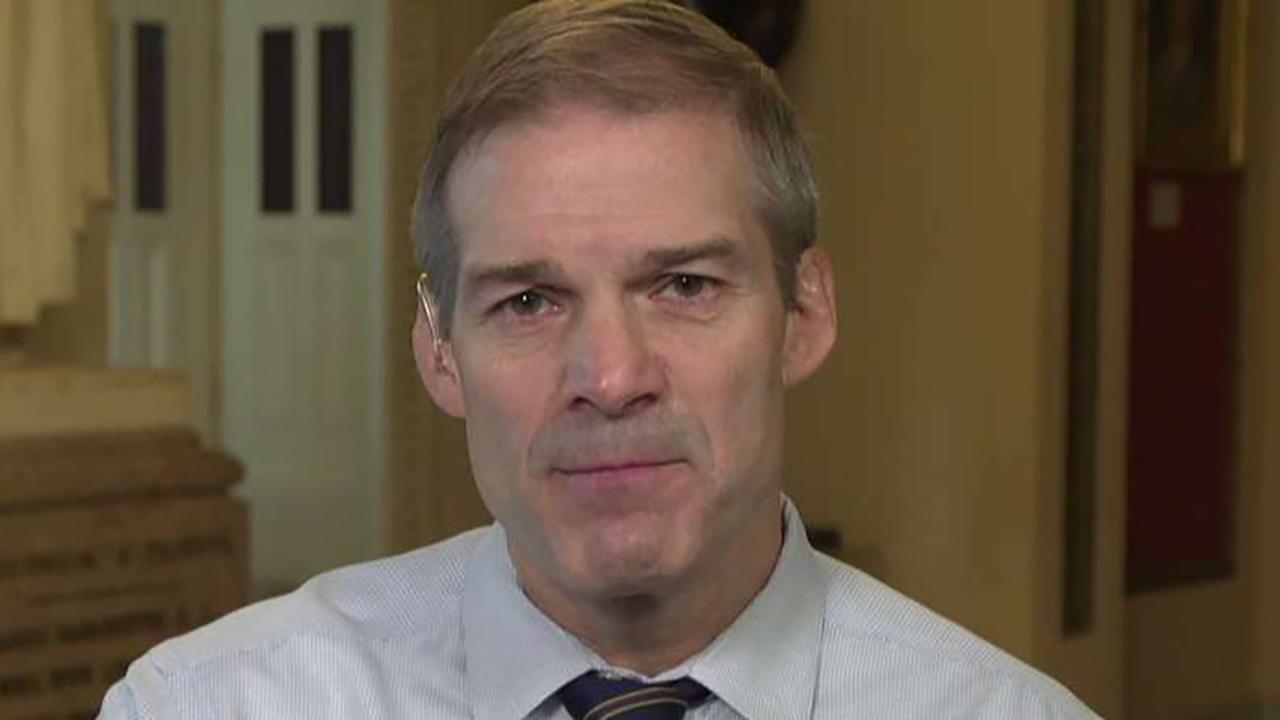 Rep. Jordan on impeachment push: What Schiff and Pelosi are doing is not fair