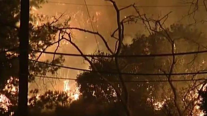 Getty fire forces thousands from homes in Brentwood, Los Angeles