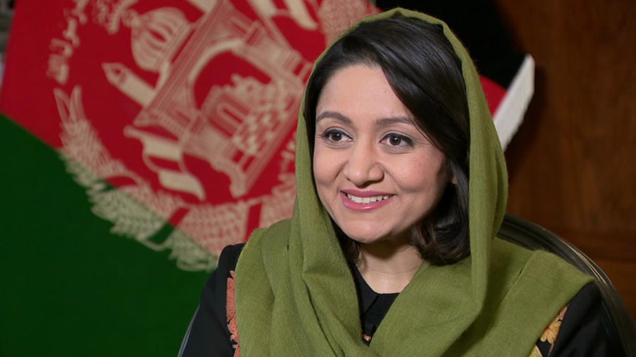 Afghanistan's first female ambassador to the US on peace talks with the Taliban