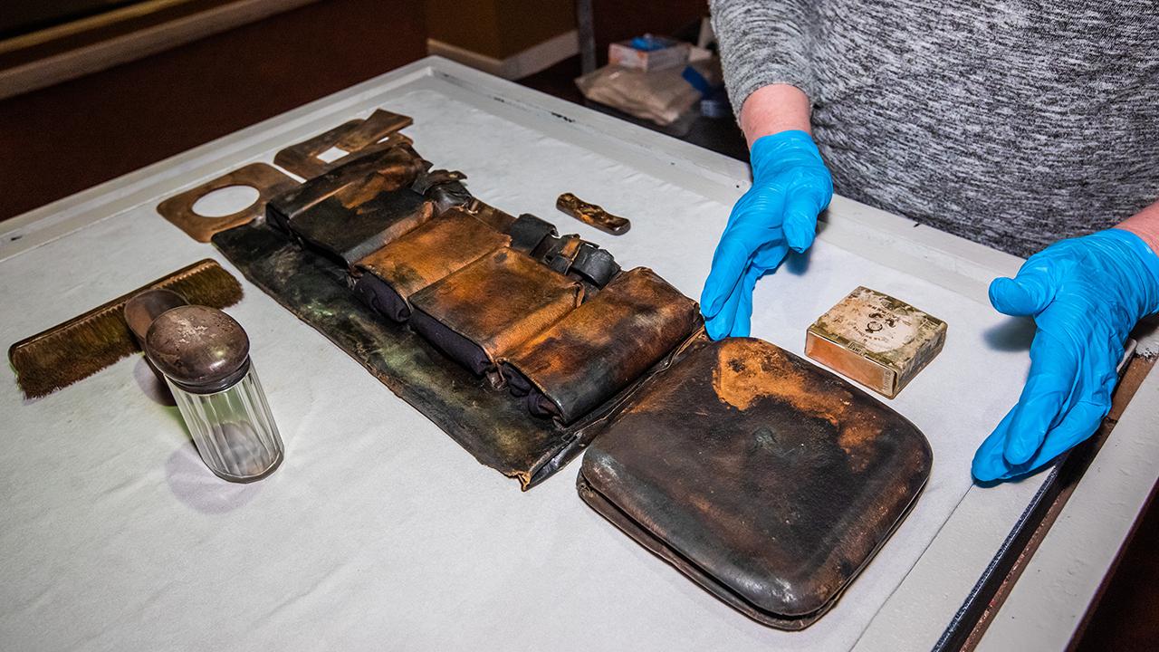 Never Before Seen Titanic Artifacts On Display For First Time In Las   694940094001 6125997181001 6126000099001 Vs 