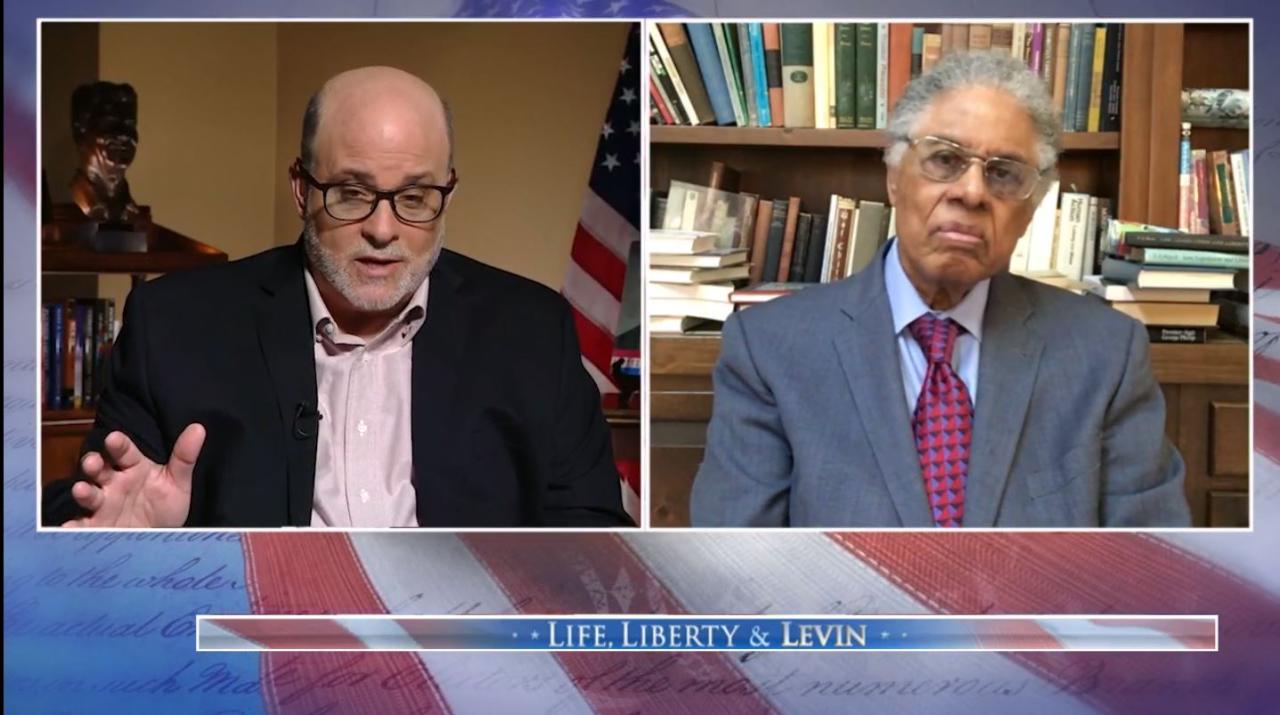 Thomas Sowell discusses 'systemic racism' claims with 'Life, Liberty &amp; Levin'