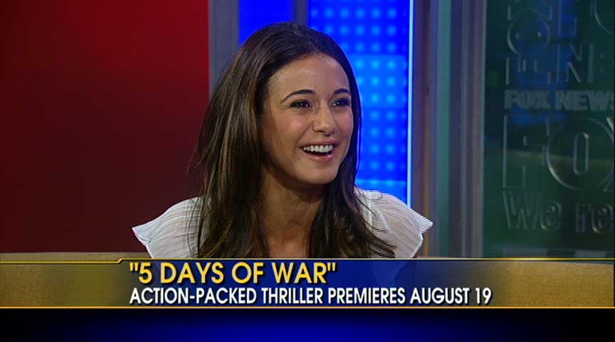 Emmanuelle Chriqui Talks Entourage 5 Days Of War And Raise Hope For Congo Fox News Video